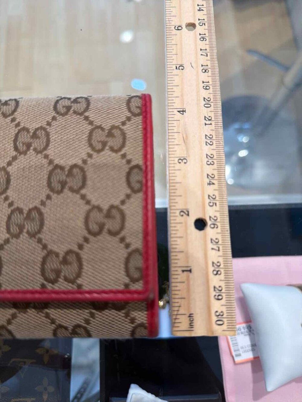 Gucci Beige and Red Wallet - Picture 7 of 7